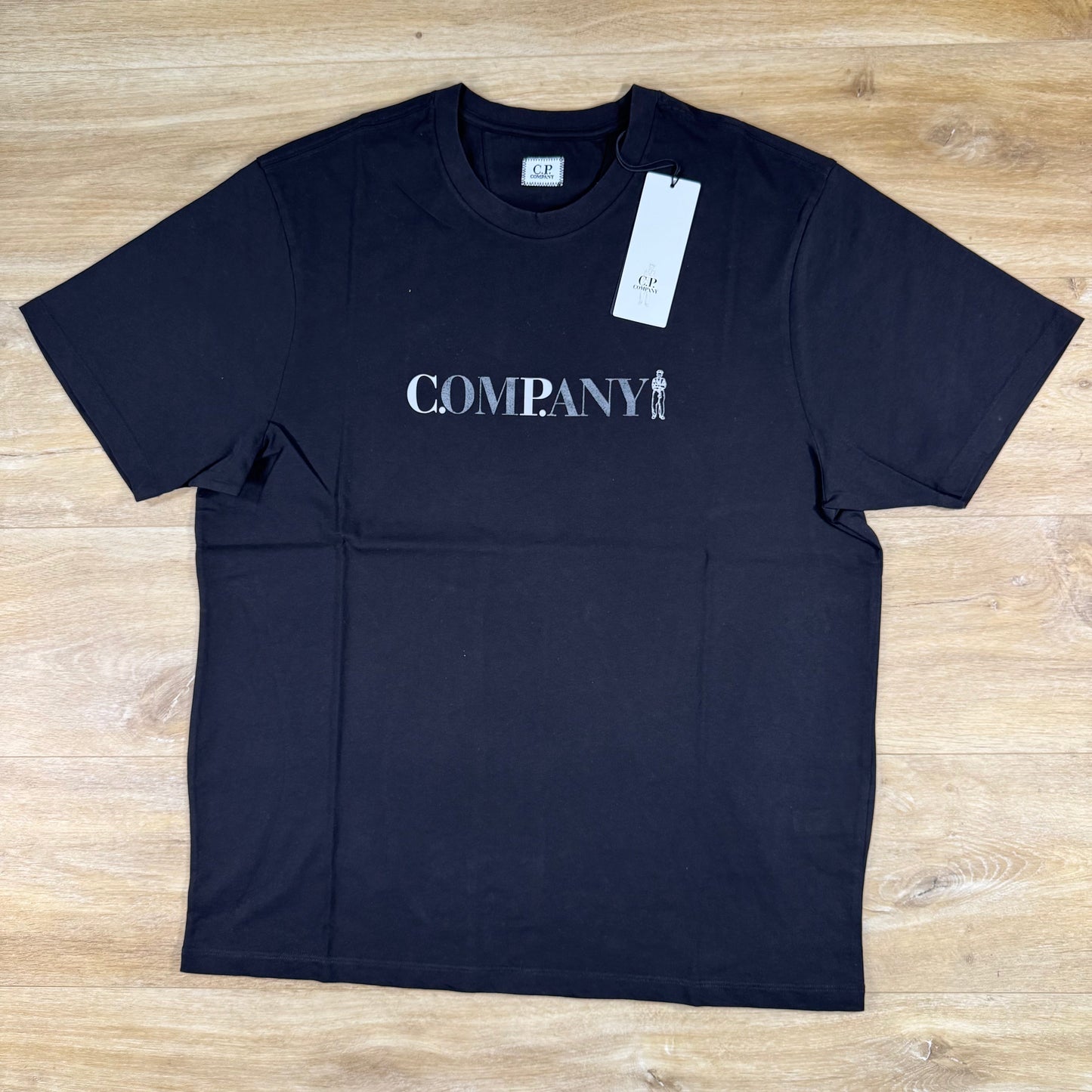C.P. Company Chest Logo T-Shirt in Black