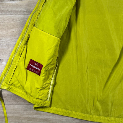 C.P. Company Chrome-R Hooded Lens Overshirt in Antique Moss - Yellow