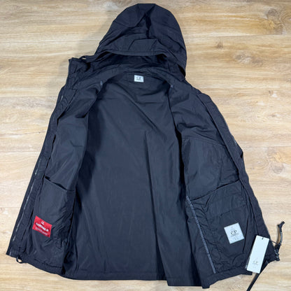 C.P. Company Chrome-R Hooded Lens Overshirt in Black