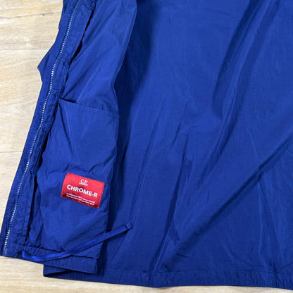 C.P. Company Chrome-R Hooded Lens Overshirt in Blueprint
