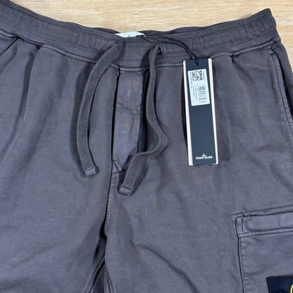 Stone Island Fleece Bermuda Shorts in Charcoal Grey