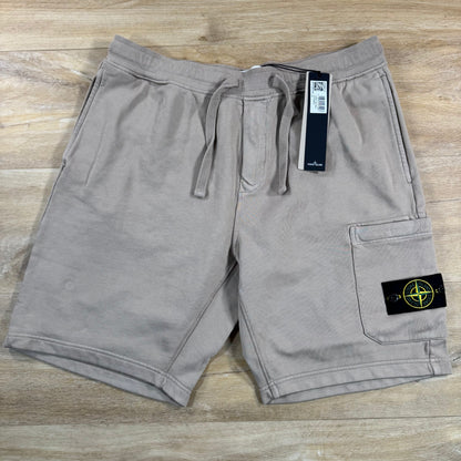 Stone Island Fleece Bermuda Shorts in Desert
