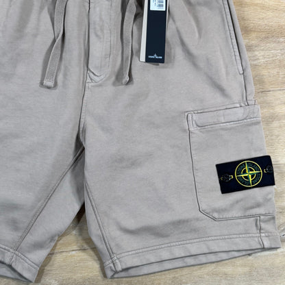 Stone Island Fleece Bermuda Shorts in Desert