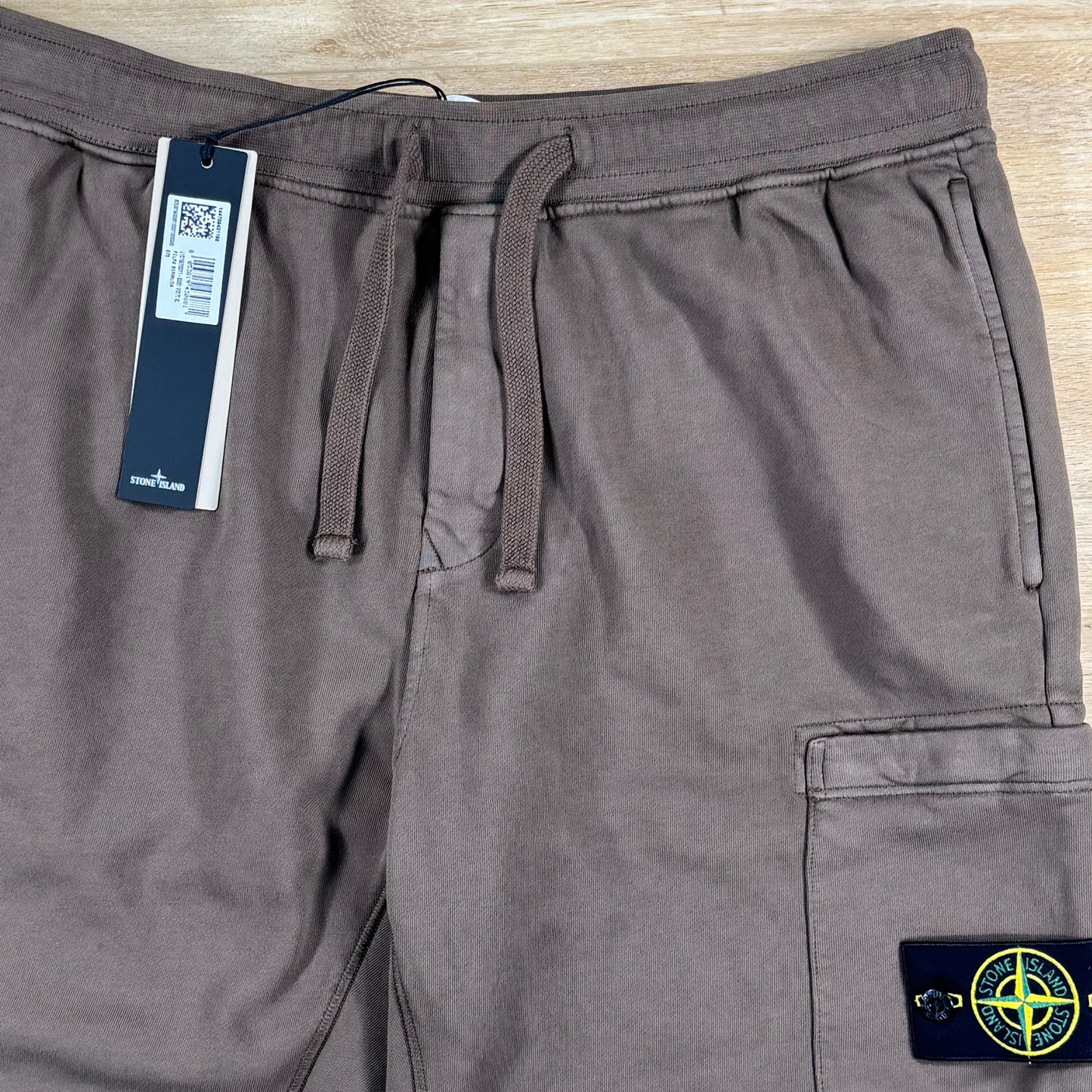 Stone Island Fleece Bermuda Shorts in Umber - Brown