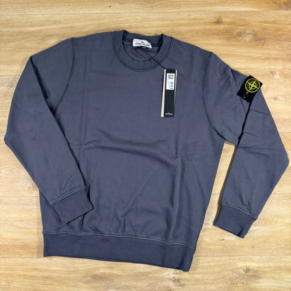 Stone Island Crewneck Fleece Sweatshirt in Blue Grey