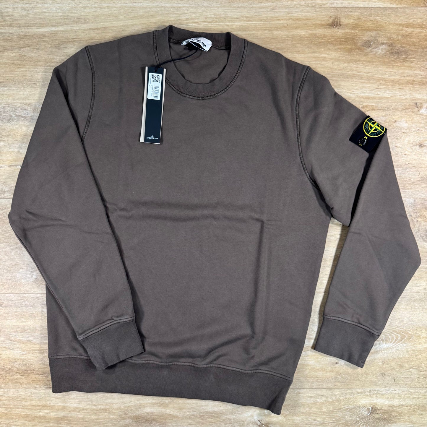 Stone Island Crewneck Fleece Sweatshirt in Umber - Brown