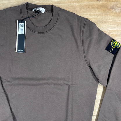 Stone Island Crewneck Fleece Sweatshirt in Umber - Brown