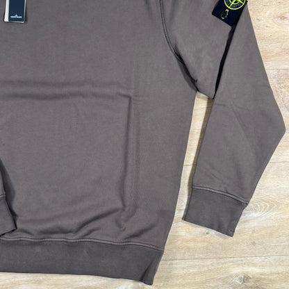 Stone Island Crewneck Fleece Sweatshirt in Umber - Brown