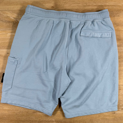 Stone Island Fleece Bermuda Shorts in Dust Blue