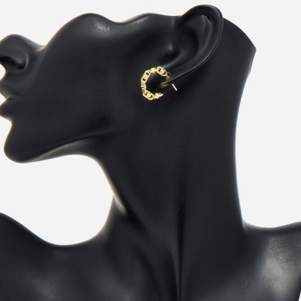 Womens Michael Kors Gold Plated Earings
