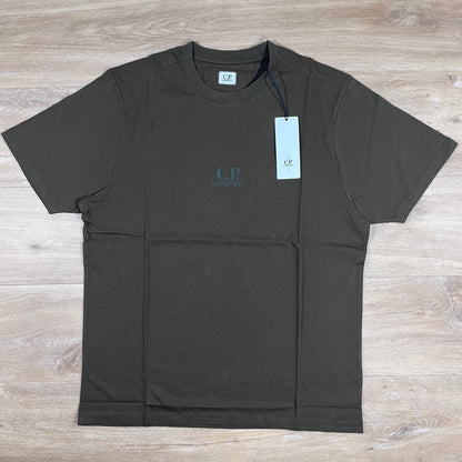 C.P. Company 30/1 Jersey British Sailor T-Shirt in Ivy Green