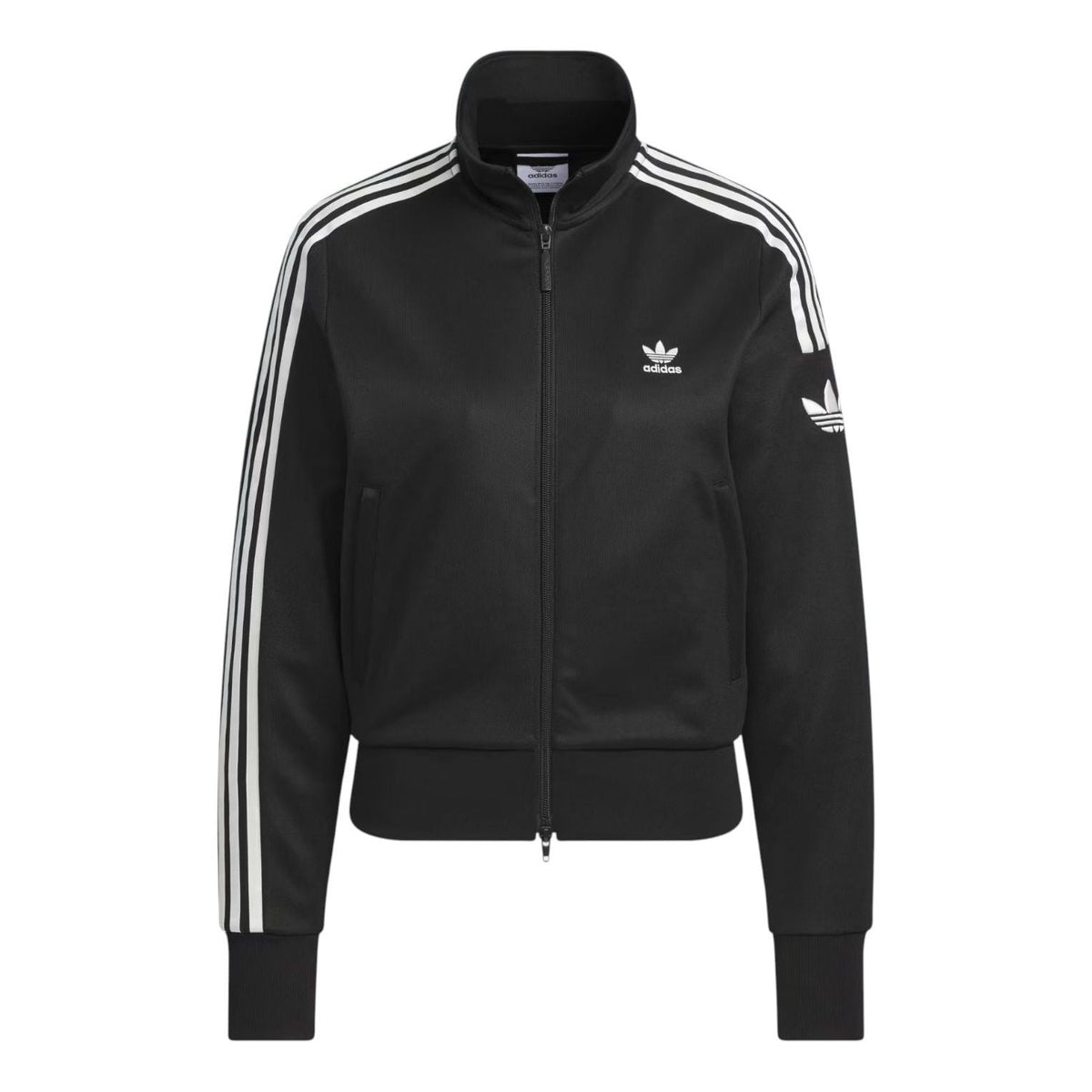 (WMNS) adidas Retro Trefoil Sports Jacket 'Black' JI7536