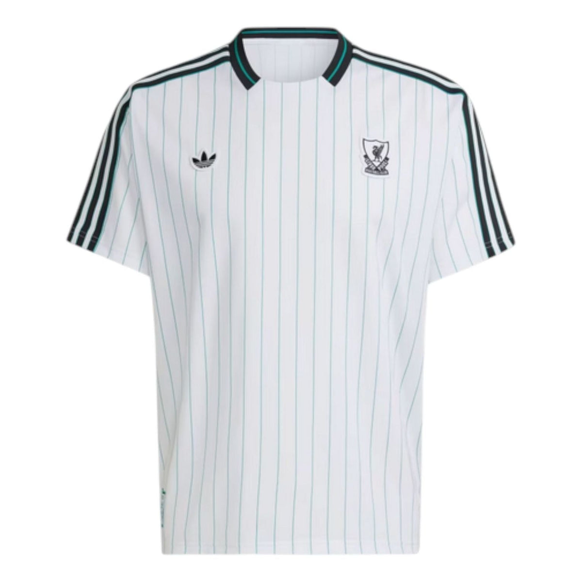 adidas Liverpool FC Terrace Icons Jersey Asia Sizing 'White Sea Green' JW5466