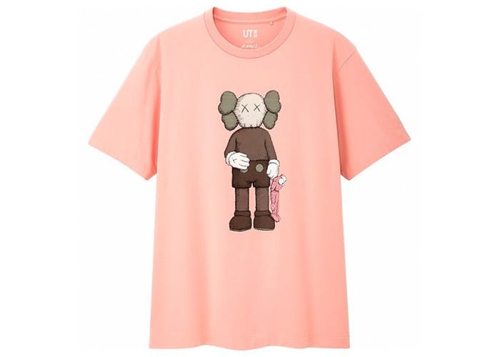 KAWS x UNIQLO COMPANION PINK TEE