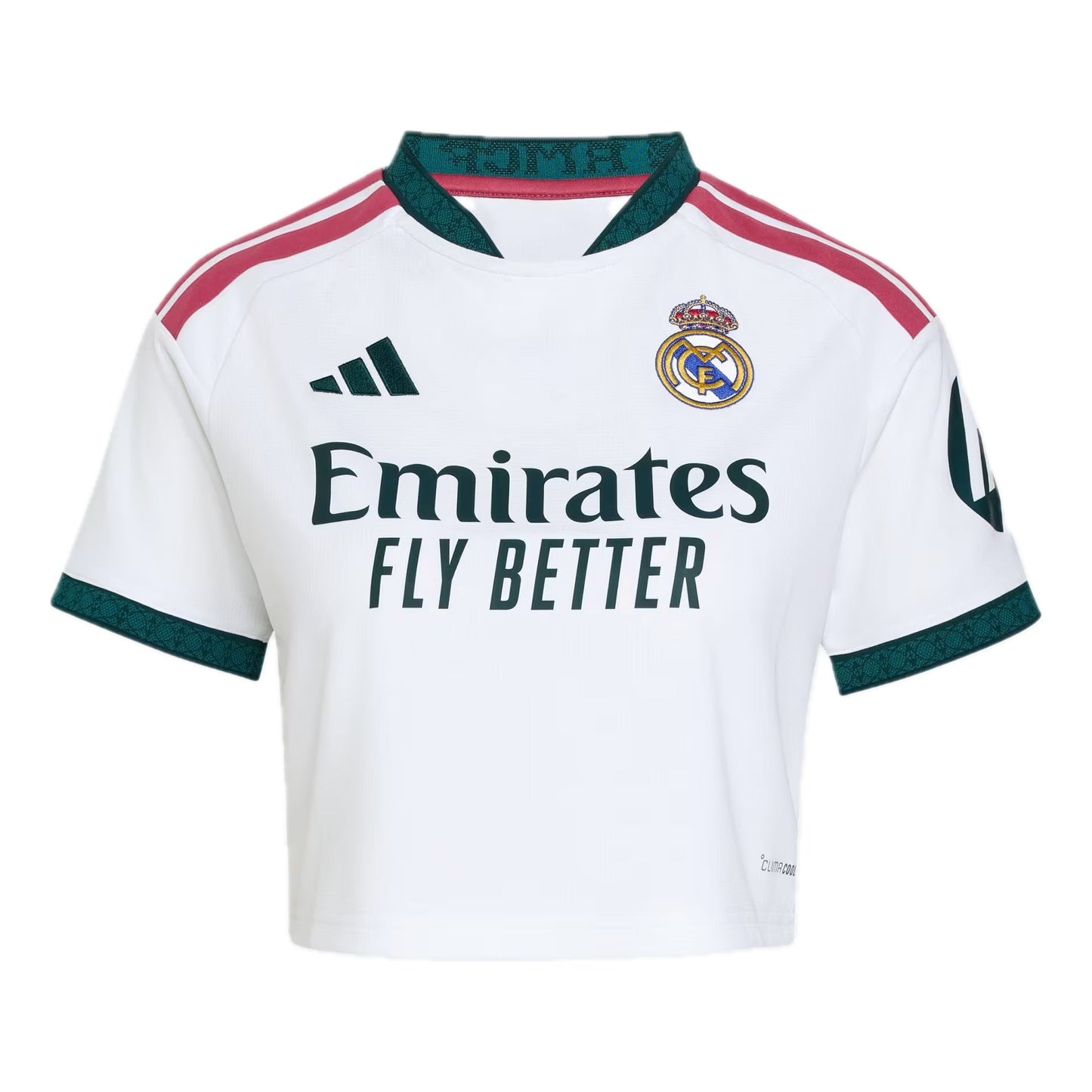 (WMNS) adidas Real Madrid 26/27 Home Cropped Jersey 'White' KC4237