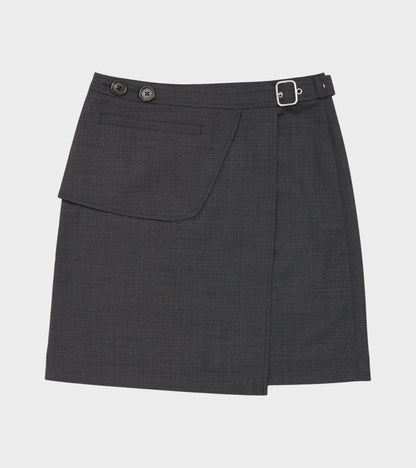 Alia Skirt Grey/Black