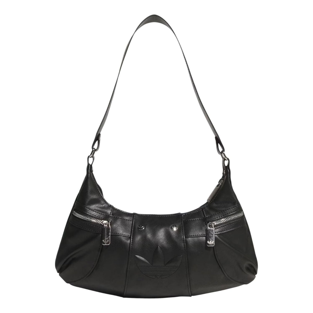 (WMNS) adidas HOBO PU Leather Bag 'Black' KF4485