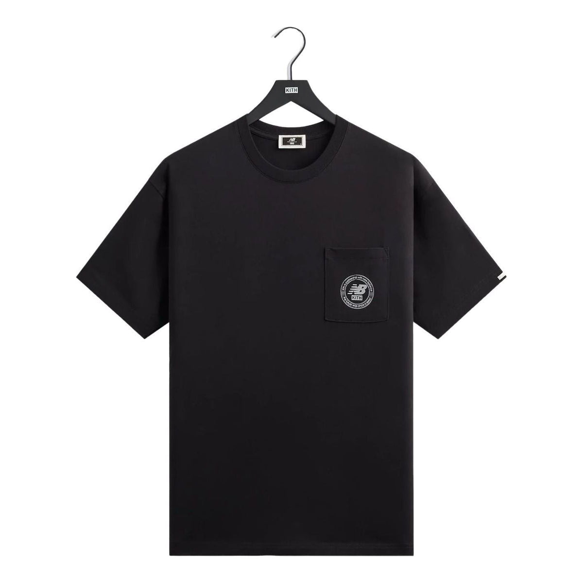 KITH x New Balance Crest Pocket T-Shirt 'Black' KHM030139-001