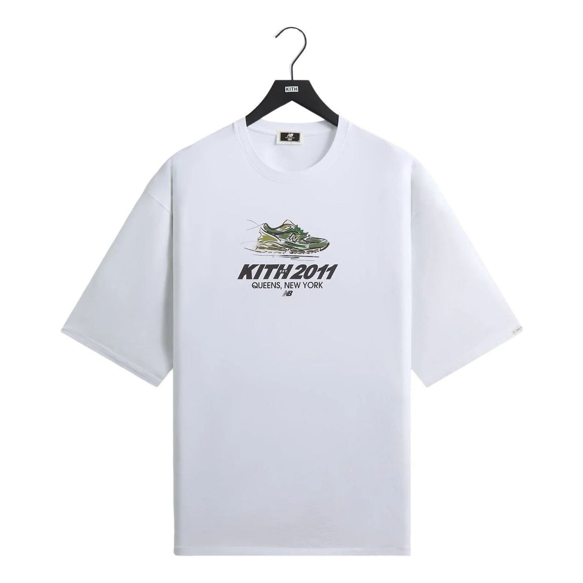 KITH x New Balance 2011 Sketch Jones T-Shirt 'White' KHM030142-101