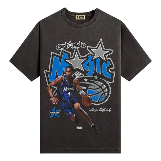 Kith for NBA All-Star Orlando Magic Tracy McGrady Vintage T-Shirt 'Black' KHM034952-001
