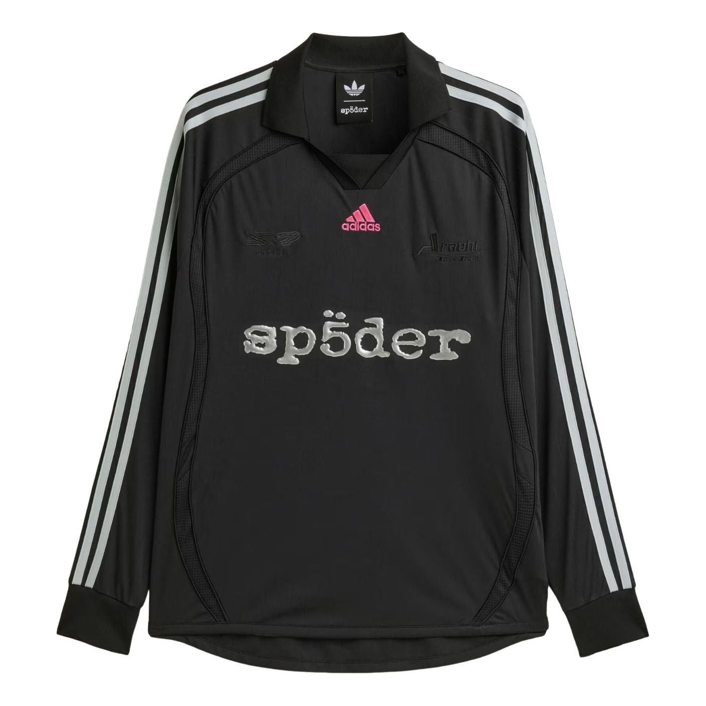 adidas x Sp5der Jersey Asia Sizing 'Black' KQ5853