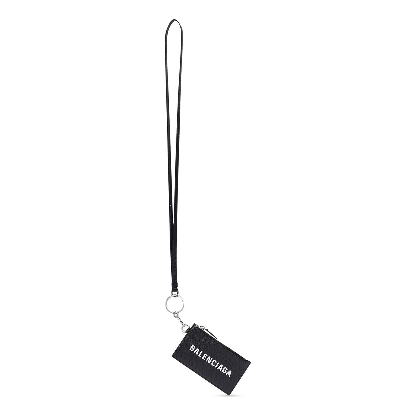 (WMNS) Balenciaga Cash Card Case On Keychain 'Black' 5945481ROP31000