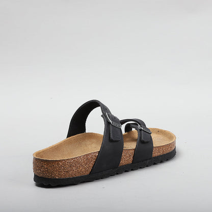 BIRKENSTOCK - MAYARI 171481 - BLACK OILED LEATHER