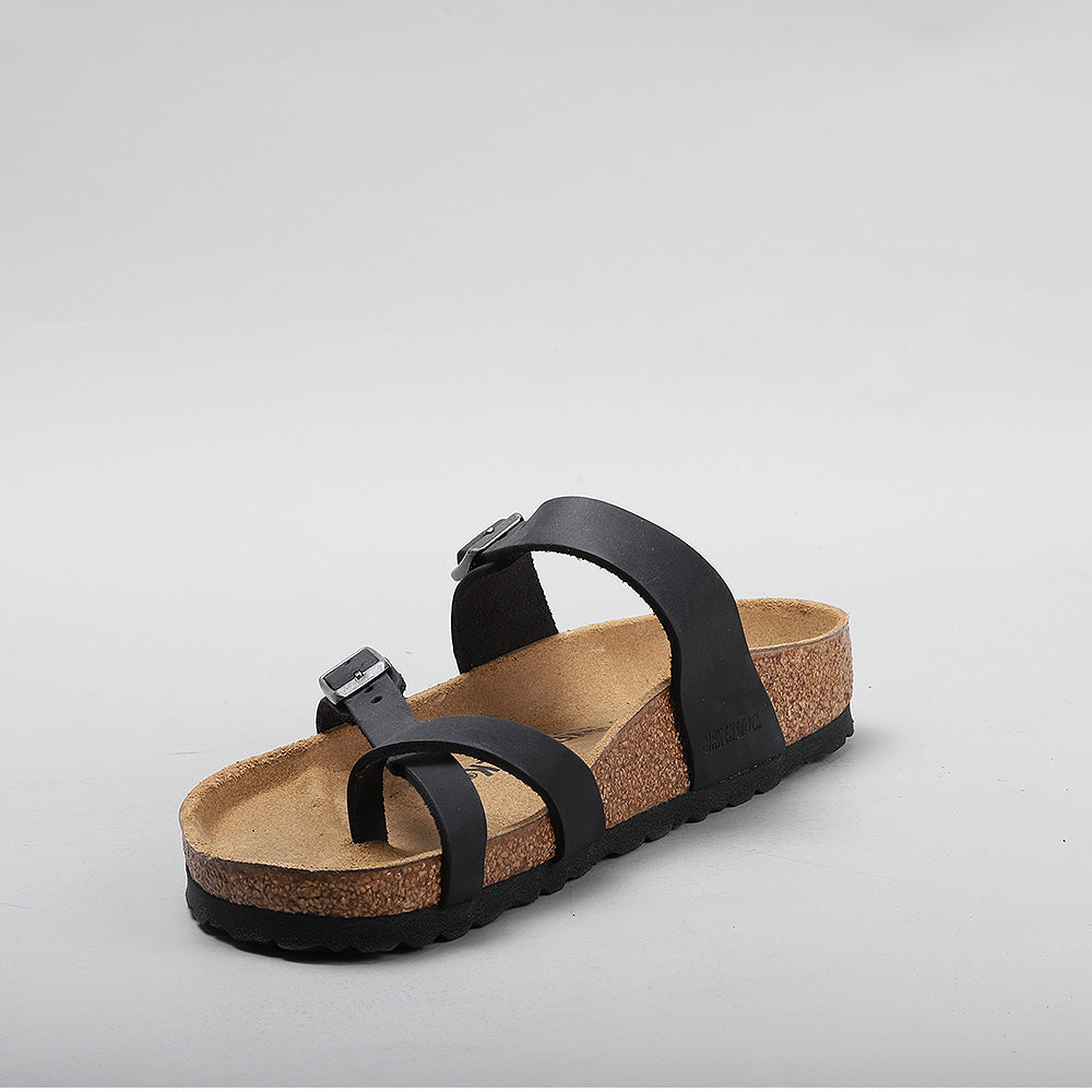 BIRKENSTOCK - MAYARI 171481 - BLACK OILED LEATHER
