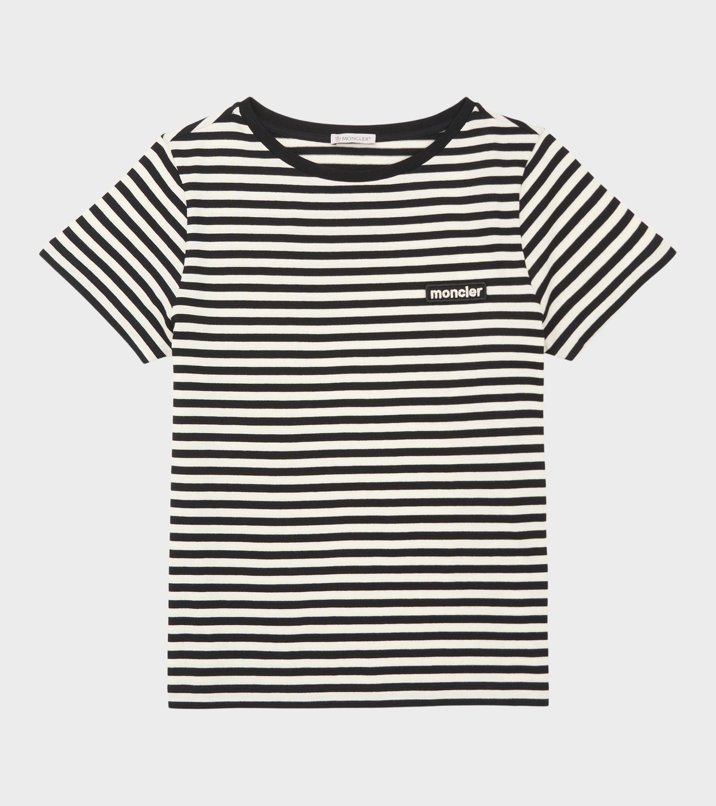 Striped Logo T-shirt Black/White