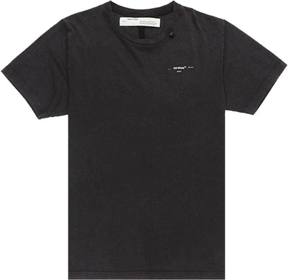 OFF-WHITE ABSTRACT ARROWS EMBROIDERED T-SHIRT BLACK