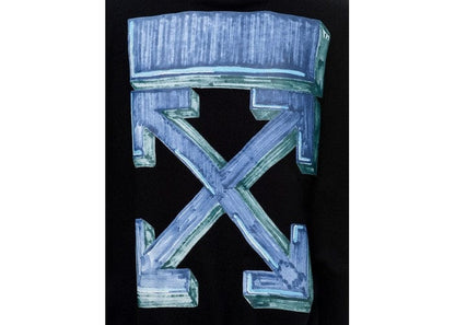 OFF WHITE BLACK MARKER ARROWS T-SHIRT BLACK/BLUE