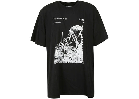 OFF WHITE RUINED FACTORY T-SHIRT BLACK