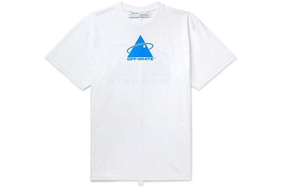 OFF WHITE TRIANGLE PLANET T-SHIRT WHITE
