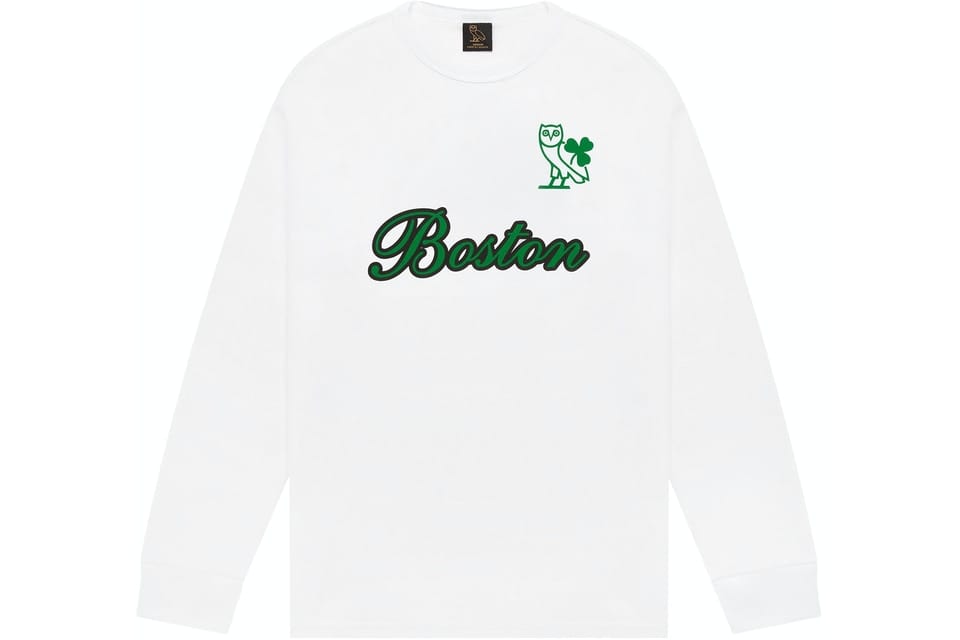 OVO X NBA LONG SLEEVE T-SHIRT BOSTON CELTICS