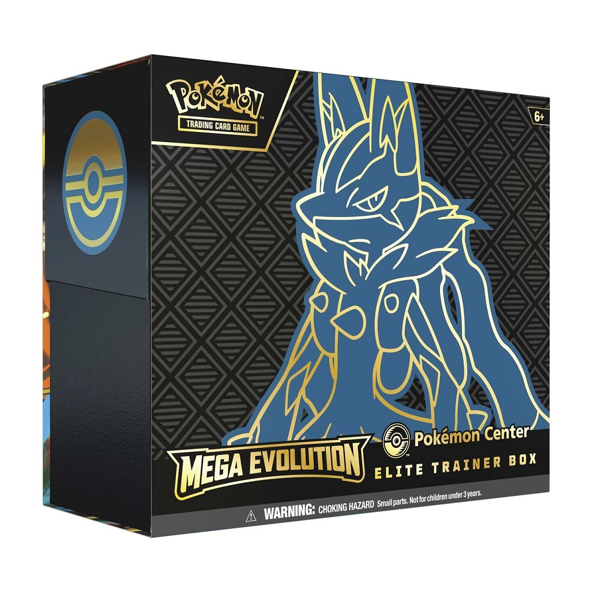 Pokemon Card Eng. 2025 Pokemon ME01: Mega Evolution Pokemon Center Exclusive Elite Trainer Box 'Mega Lucario' 10-10047-108