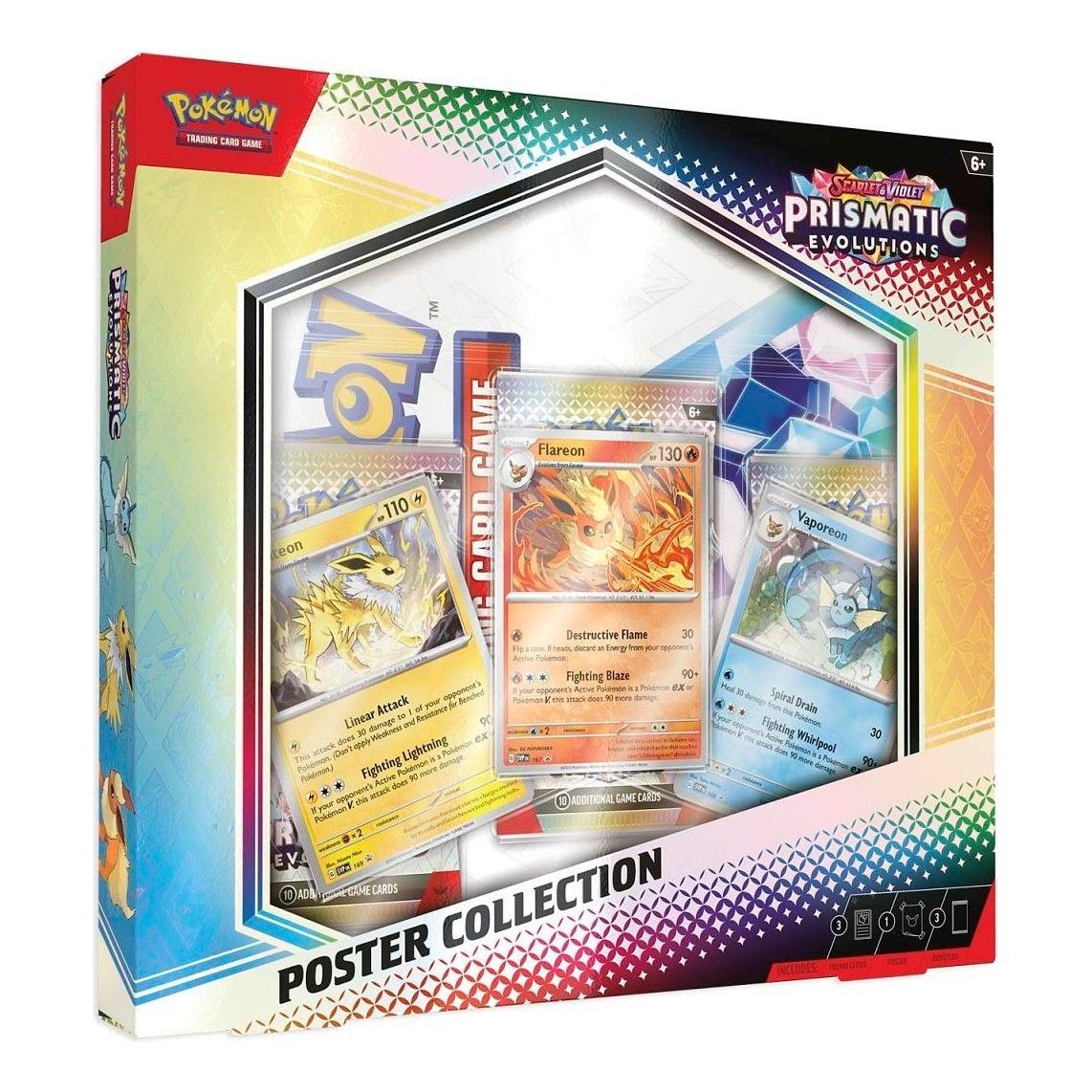 Pokemon Card Eng. 2025 Pokemon SV: Prismatic Evolutions Poster Collection Box 10-10024-101