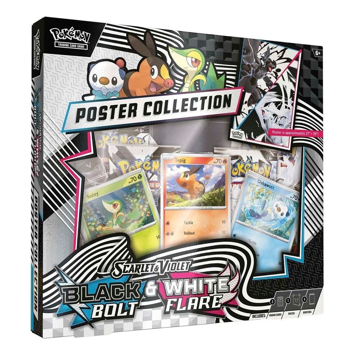 Pokemon Card Eng. 2025 Pokemon SV: Black Bolt Unova Poster Collection Box 10-10040-108