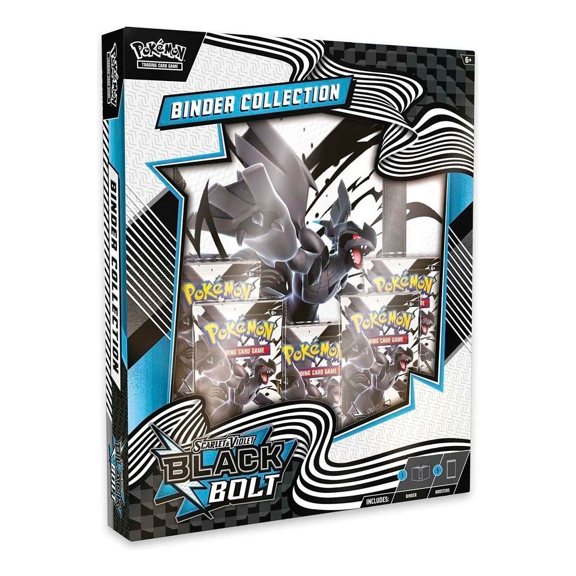 Pokemon Card Eng. 2025 Pokemon SV: Black Bolt Binder Collection Box 10-10039-120