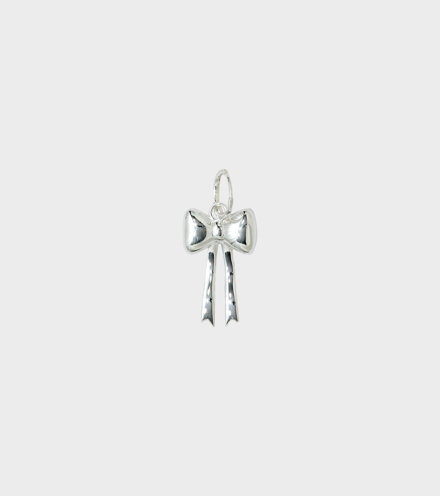 Bow Hoop Silver