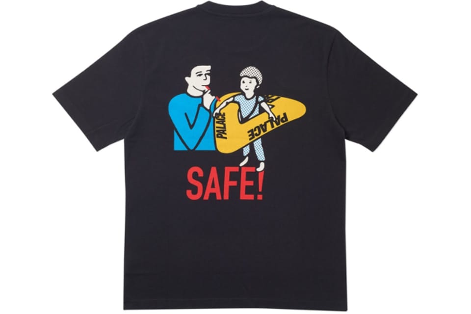 PALACE SAFE T-SHIRT BLACK