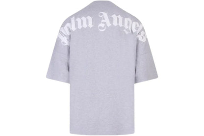 PALM ANGELS CLASSIC LOGO T-SHIRT GREY / WHITE