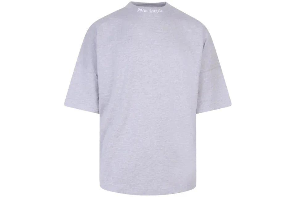 PALM ANGELS CLASSIC LOGO T-SHIRT GREY / WHITE