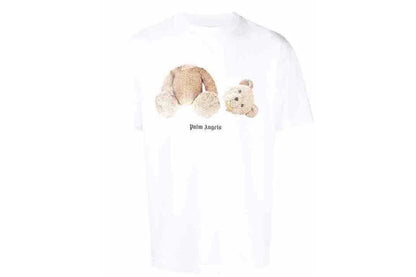 PALM ANGELS TEDDY BEAR T-SHIRT WHITE