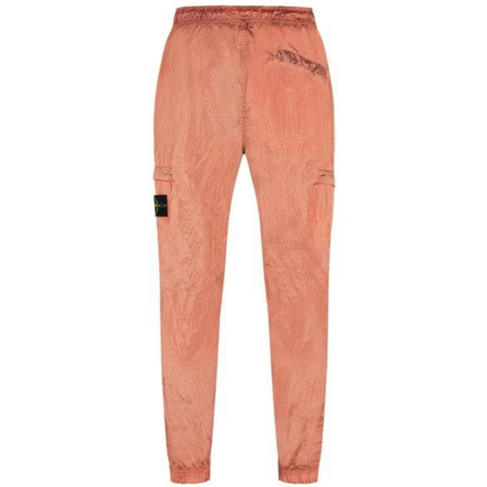 Stone Island Orange Nylon Metal Cargo Pants