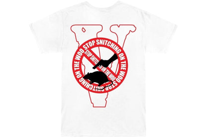 VLONE X POP SMOKE STOP SNITCHING T-SHIRT RED