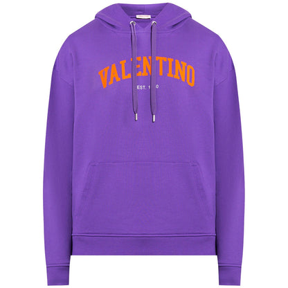 Valentino Purple Logo Hoodie