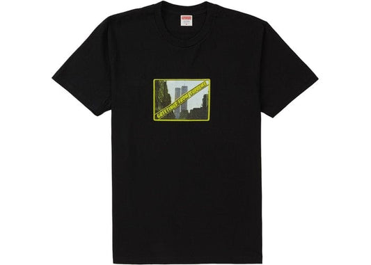 SUPREME GREETINGS TEE BLACK