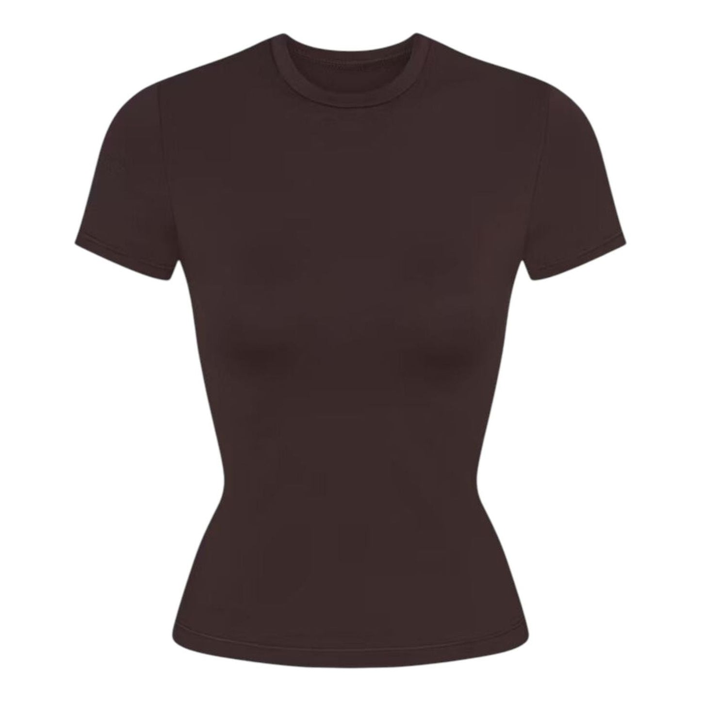 (WMNS) Nike x SKIMS Matte Padded Baby T-Shirt 'Dark Sepia' SSSSL9487W-DSP