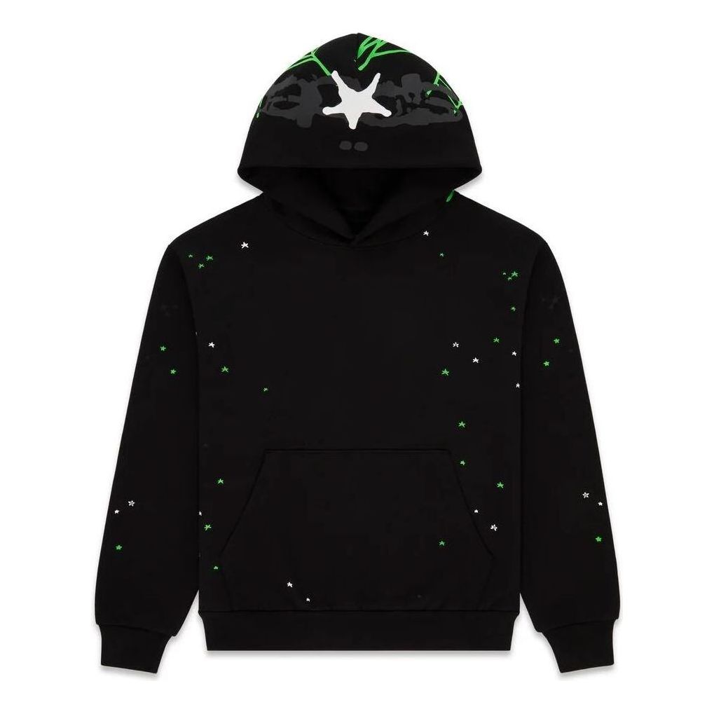 SP5DER Heavy Web Hoodie 'Black' ST034FW25BLK