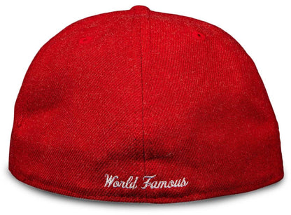 SUPREME WORLD FAMOUS BOX LOGO NEW ERA HAT RED